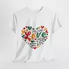 Black History Heart Tee, Retro T-Shirt, Melanin, Pride, Unisex, BLM