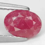 1.11 Ct. Marveluos Top Hot Purplish Red Ruby Unheated WITH GLC CERTIFY