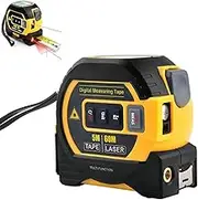 60CM Almighty Ruler,Rangefinder,3-in-1 Laser Measuring Tape with Led Display,60m Digital Measuring Sight,Handheld Electronic Digital Tape Measure