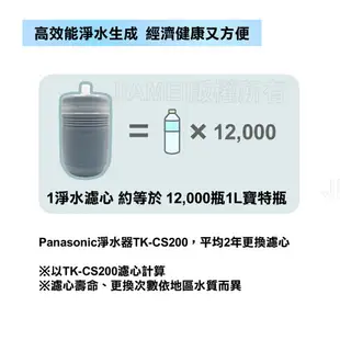 【Panasonic 國際牌】適用TK-CS200/20/10，PJ-6/3/2/1RF 濾心 TK-CS200C-TA