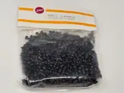 Bulk Zims 4mm Black Half Round Plastic Paste-On Eyes Noses Amigurumi Craft Doll