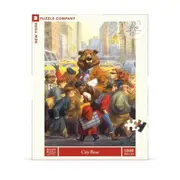 New York Puzzle Company 1000 Pc Puzzle - City Bear