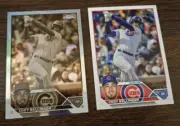 2022 Topps and SEPIA Chrome/ CODY BELLINGER/ 2 CARD LOT/ Chicago Cubs/ NM-MT