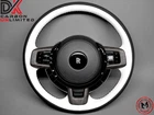 Rolls Royce Cullinan Thick Rimmed 2 Tone Arctic White Black Napa Steering Wheel