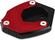 Stand Pad Fit For Kawasaki Versys650 Versys 650 2010-2023 2022 2021 2020 Motorcycle Side Stand Pad Plate Kickstand Support Motorcycle Wheel Stand(Red)