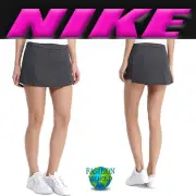 Nike Women's Baseline Tennis Skort Size Large 728781-032 Dark Grey NWT