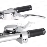 CNC Chrome hand Control set Brake Clutch master cylinder for Triumph 1" bar