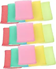 CHILDWEET Kitchen Cleaning Essential Pack Non Scratch Dish Sponges Heavy Duty Scrub Pads Odorless for Dishes Cookware