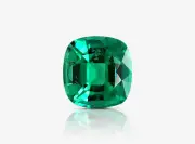 1.94 Carat Natural Green Emerald Cushion, GRS Certified Genuine Jewelry For Her