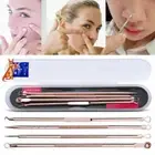 4Pcs Blackhead Remover Kit Pimple Comedone Extractor Cleaner Popper Tool Blemish
