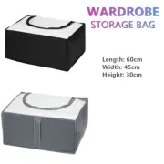 Wardrobe Storage Bag Large Zipper 60x45cm Organiser Travel Closet Case Home