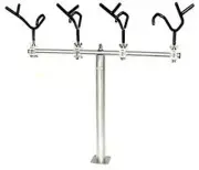 DRIFTMASTER CRAPPIE POLE ROD HOLDER 4 ROD PRO GUN SLINGER SYSTEM T-250-HC