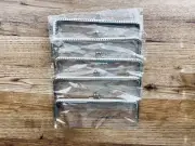 5 pcs 18cm Square Glossy Silver Metal Purse Frame DIY Bag Accessories
