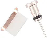 2Pairs Type C Dust Plugs for Metallic Dust Caps for Headphone Jack and Charging Port Accessories