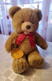 Vintage LIBBY'S Talking Pet Teddy Bear 1986, Talks Back With Your Voice, New