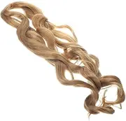 MUSISALY Curly Braiding Hair Extensions Synthetic Long Curly Wig for Women and Pre Stretched Braiding Hair for Theme Parties Halloween Cosplay and More