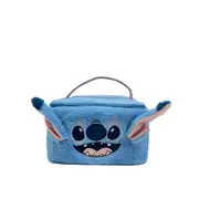 Disney Lilo & Stitch Fluffy Makeup Train Case - Blue