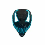 LED Light Up Neon Mask Halloween Venom Mask Halloween Costume Scary Cosplay