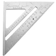 7 inch Aluminum Rafter Angle Square Frame Measuring Carpenter Measurement Lay...