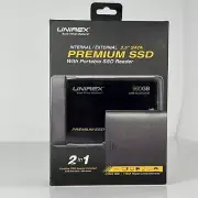 Unirex 960GB 2.5" SATA III Internal/External SSD Solid State Drive DAMAGED BOX