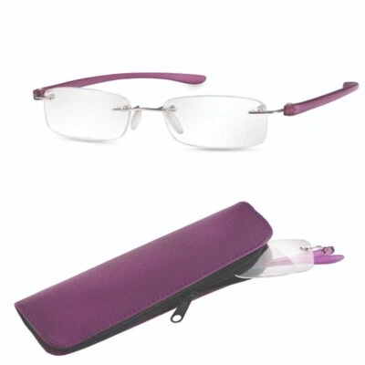 +1.5 Eschenbach Reading Glasses, Ready-Made Readers Purple Frame Lightweight