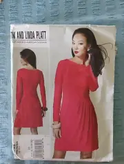 Vogue V1283 dress sewing pattern sizes 14-22 easy special occasion dress