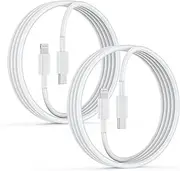 USB C Lightning Cable 3 m, 2 Pack, [Apple MFi Certified] USB C to Lightning Charging Cable, iPhone USB C Fast Charging Cable for Apple iPhone 13 Pro Max/13/12 Mini/1211/11 Pro/XR/XS/X/SE/8/8 Plus