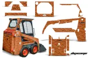 Graphics Kit Decal Wrap For Bobcat Skidsteer Mini Loader Skid Steer DIGICAMO ORG