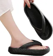 Bathroom Slippers Women, Thick Sole Shower Slippers EVA for Women, Ergonomic Lightweight Loafers Anti Slip for Gym, Garden, Spa, Bedroom, Dormitory, Beach, Swimming Pool