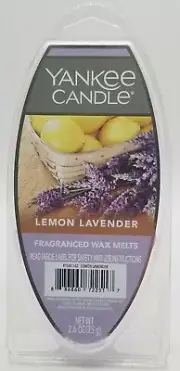 Yankee Candle - LEMON LAVENDER SCENTED WAX MELT 6 Pack - 2.6oz NEW in Package
