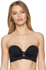 Fashion Forms 280763 U Plunge Cleavage Enhancement Backless Strapless Bra, B