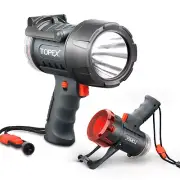 TOPEX Rechargeable Handheld Spotlight with 1000 Lumen Cree LED, IP67 Waterproof
