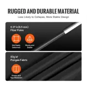 3 Doors Bed Tent Blackout Sleep Shade with Fiber Poles 70 Percent Darkening