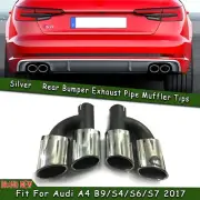 For Audi 2017 A4 B9/S4/S6/S7 Sedan Dual Outlet Quad Exhaust Pipe MO (for: Audi)
