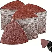 Sandpaper, 30Pcs Triangle Sanding Pads 3x3x3 Inch 1200 Grit Sander Pads Replacement Professional for Wood, Metal, Wall & More