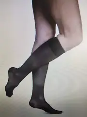 10-12 SIGVARIS (NEW-OPENED) Closed Toe Knee High Calf Compression Hose 15-20mmHg