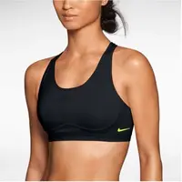 在飛比找PChome24h購物優惠-【NIKE】 PRO女性中強型支撐緊身運動內衣 黑