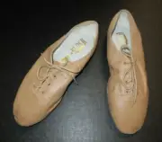 BLOCH S0403 Ultra Flex Soft Leather Ladies Jazz Oxford Shoes Tan LADIES Dance