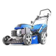 Hyundai 18" Self-Propelled Petrol Lawn Mower – 139cc, Electric Start, 6 Heights, OPC Safety, Hose Connector (HYM460SPE)