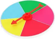 Vaguelly 2 Pcs Lucky Draw Wheel Hanging Draw Wheel Roulette Wheel Party Game Props Wheel of Fortune Spinners Board Buzzers for Games DIY Blank Wall Prize Wheel Colored Dice Mini Toy Plastic