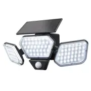 Solar Flood Light Outdoor with Motion Sensor, LED Security Light, 2500LM 3 He...