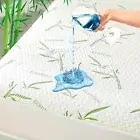 Aus Made Bamboo Matress Waterproof Mattress Protector Bed Single King Queen D KS