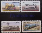 N720- NAMIBIA 1995 TRENI - TRAINS FULL SET 4 STAMPS MNH