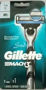 GILLETTE MACH3 Razor, 1 Handle with 1 Cartridge, Genuine, US Seller