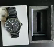 Nixon Sentry SS Men's Wristwatch Matte Black/Industrial Green A356 1530