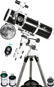 Telescope, Gskyer 130EQ Professional Astronomical Reflector Telescope, German Te