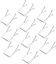 PAMINGONO 10pcs Metal Cabbage Clips Reusable for Cooking Baking Grill Catering Stainless Steel Tool Heavy Duty