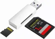 SD Card Reader, uni USB 3.0 Adapter High-Speed Micro Memory Card...