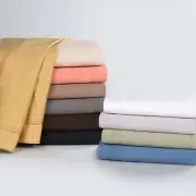 1500 Thread Count Egyptian Cotton Solid Pillowcase Set Standard & King Sizes