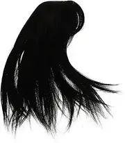 NULYLU Hair Replacement Ponytails for Women Brown Hair Extensions Bang Wigs Braided Ponytail Clip on Bangs for Curly Ponytail Extension for Black Women Bangs Hair Clip Real Hair Bun